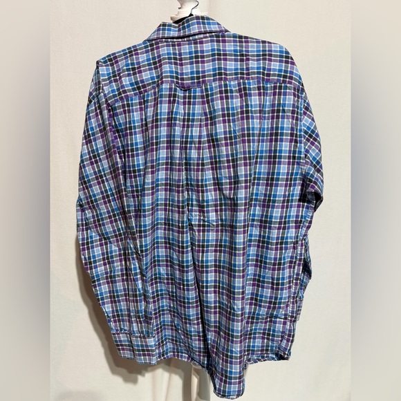 Orvis Men's Multicolor Plaid Button Down Shirt Size XL - Picture 4 of 4